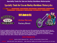 Tablet Screenshot of georges-garage.com